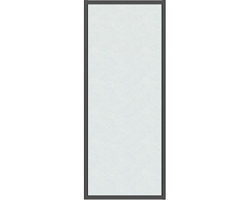 Душевая стенка Grossman Style 80 200.K33.05.80.21.02 профиль Черный матовый стекло шиншилла