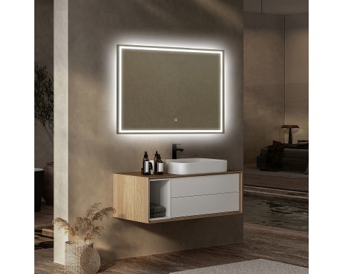 Зеркало Abber See 100 AG6115S-1.0 с подсветкой с сенсорным выключателем и диммером