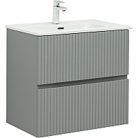 Тумба под раковину Aquanet Джейн 70 313317 подвесная Мисти грин