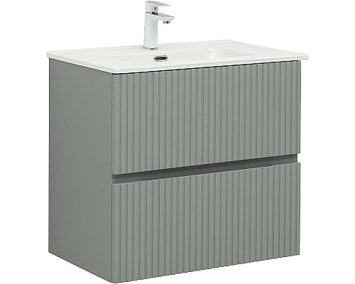 Тумба под раковину Aquanet Джейн 70 313317 подвесная Мисти грин