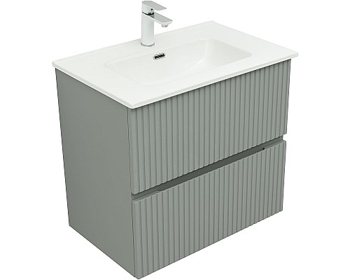 Тумба под раковину Aquanet Джейн 70 313317 подвесная Мисти грин