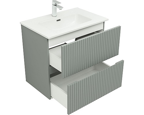 Тумба под раковину Aquanet Джейн 70 313317 подвесная Мисти грин