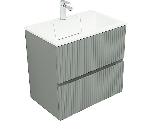Тумба под раковину Aquanet Джейн 70 313317 подвесная Мисти грин