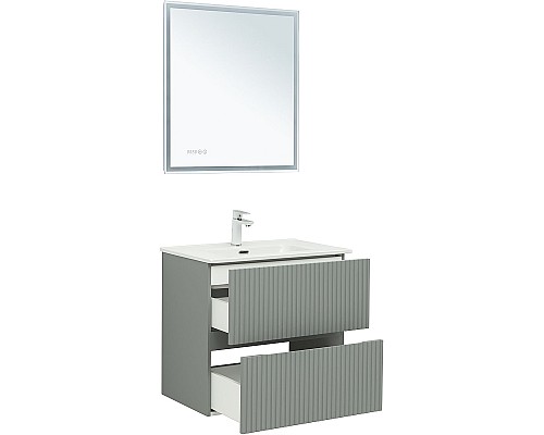 Тумба под раковину Aquanet Джейн 70 313317 подвесная Мисти грин