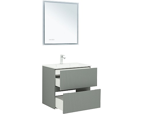 Тумба под раковину Aquanet Джейн 70 313317 подвесная Мисти грин