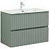 Тумба под раковину Aquanet Джейн 100 313320 подвесная Мисти грин