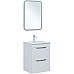 Тумба под раковину Aquanet Практика 50 330455 подвесная Белая матовая