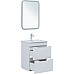 Тумба под раковину Aquanet Практика 50 330455 подвесная Белая матовая