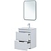 Тумба под раковину Aquanet Практика 50 330455 подвесная Белая матовая