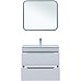 Тумба под раковину Aquanet Практика 80 330459 подвесная Белая матовая