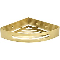 Металлическая полка Fixsen Hotel FX-31003L угловая Золото-сатин