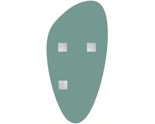 Зеркало Evoform Primary 100х50 BY 0118 со шлифованной кромкой