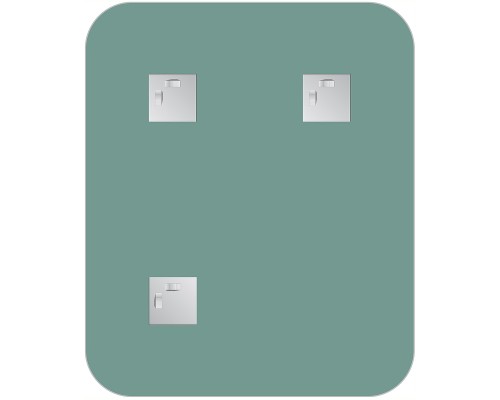 Зеркало Evoform Primary 60х50 BY 0126 со шлифованной кромкой