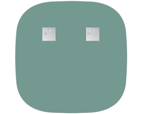 Зеркало Evoform Primary 60х60 BY 0137 со шлифованной кромкой