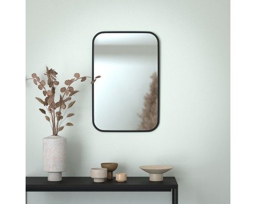 Зеркало Evoform Colora 60х40 BY 0432 с окантовкой - Черный цвет