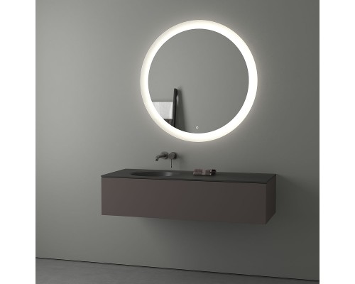 Зеркало Evoform Ledshine d100 с подсветкой 25.5 W - сенсорный выключатель - нейтральный белый свет