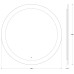 Зеркало Evoform Ledshine d100 с подсветкой 25.5 W - сенсорный выключатель - нейтральный белый свет