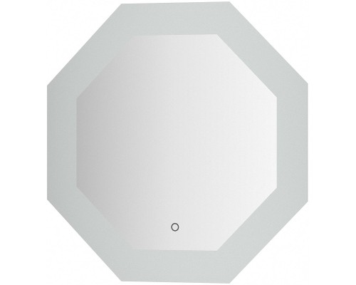 Зеркало Evoform Ledshine 60x60 с подсветкой 19 W - сенсорный выключатель - нейтральный белый свет