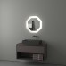 Зеркало Evoform Ledshine 60x60 с подсветкой 19 W - сенсорный выключатель - нейтральный белый свет