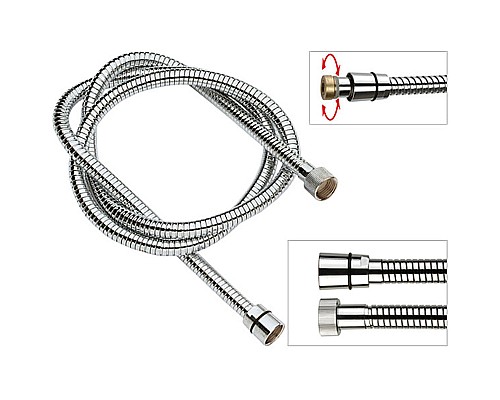 Душевой шланг Remer 333CNDGAT200 Хром
