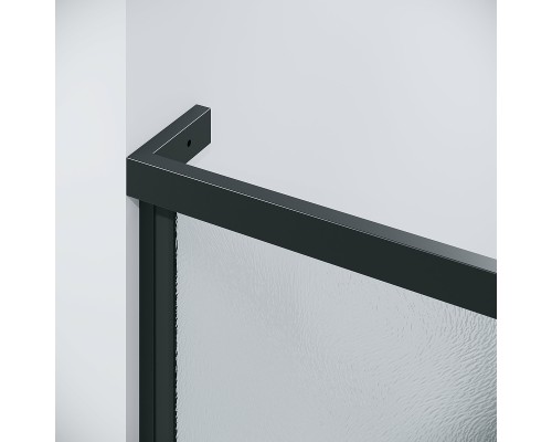 Душевой уголок Grossman Pragma 100х80 120.K33.03.1080.21.02 профиль Черный матовый стекло шиншилла