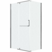 Душевой уголок Grossman Pragma 100х80 120.K33.03.1080.10.02 профиль Хром стекло шиншилла