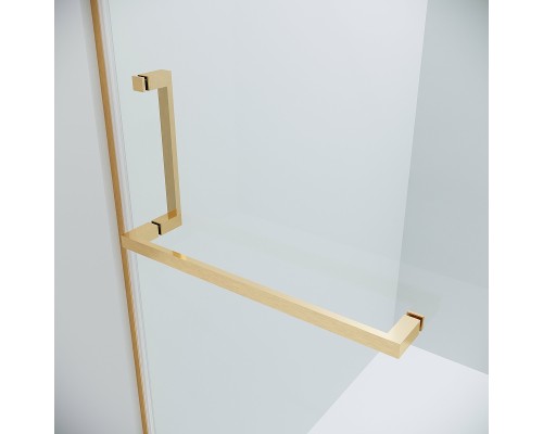 Душевой уголок Grossman Pragma 120х80 120.K33.03.1280.32.00 профиль Золото сатин стекло прозрачное