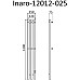 Электрический полотенцесушитель Маргроид Inaro 1200x120 Inaro-12012-025 Хром