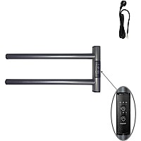 Электрический полотенцесушитель Маргроид Cook 190х110 Cook-1840-1049-7024R правый Графитовый серый