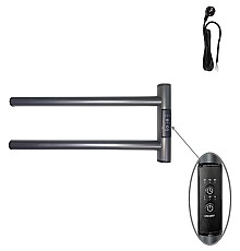 Электрический полотенцесушитель Маргроид Cook 190х110 Cook-1840-1049-7024R правый Графитовый серый