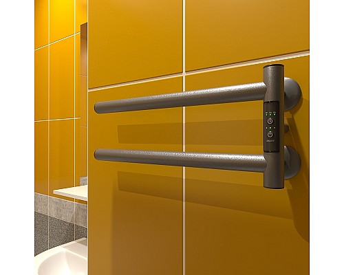 Электрический полотенцесушитель Маргроид Cook 190х110 Cook-1840-1049-7024R правый Графитовый серый Электрический полотенцесушитель Маргроид Cook 190х110 Cook-1840-1049-7024R правый Графитовый серый