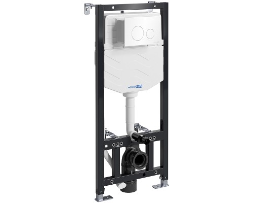 Инсталляция WasserKRAFT Aller 10TLT.010.ME.WH02 для унитаза с Белой клавишей смыва