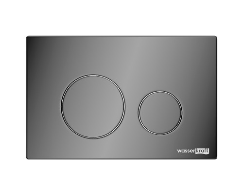 Смывной бачок WasserKRAFT Aller 10TLT.031.ME.PB02 для унитаза с клавишей смыва Черный глянец