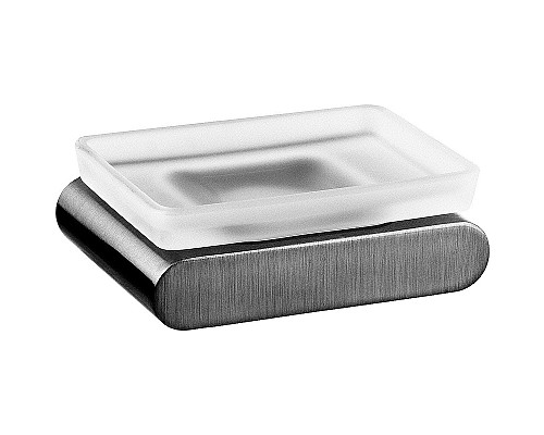 Мыльница Remer Lounge LN10CFP Черный хром брашированный