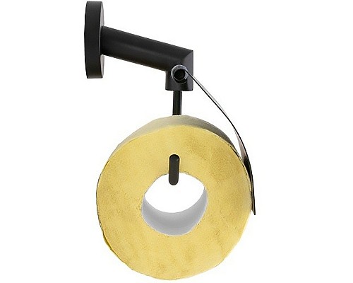 Держатель туалетной бумаги Remer Guest GS60NO с крышкой Черный матовый