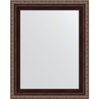 Зеркало Evoform Definite 49х39 BY 3639 в багетной раме - Махагон с орнаментом 50 мм
