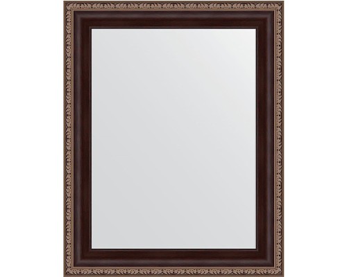 Зеркало Evoform Definite 49х39 BY 3639 в багетной раме - Махагон с орнаментом 50 мм