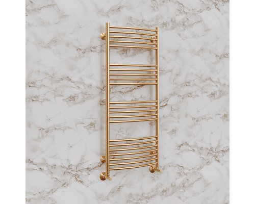 Водяной полотенцесушитель Terminus Классик П22 500x1200 4670078529619 Хром, нижнее подключение, G 1/2" ВР, с угловым соединением