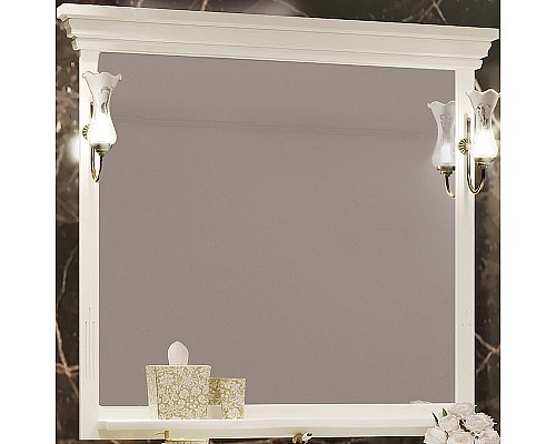 Зеркало Opadiris Риспекто 105 00-00007047 Слоновая кость с выключателем