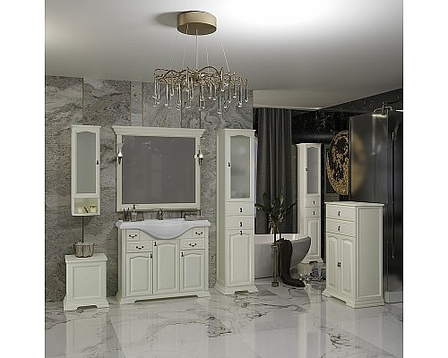 Зеркало Opadiris Риспекто 105 00-00007047 Слоновая кость с выключателем