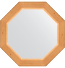 Зеркало Evoform Octagon 52х52 в багетной раме - Сосна 62 мм