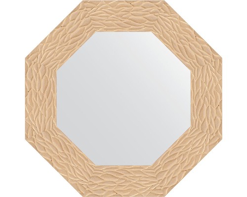 Зеркало Evoform Octagon 57х57 BY 3796 в багетной раме - Золотые дюны 90 мм