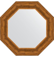 Зеркало Evoform Octagon 69х69 в багетной раме - Травленая бронза 99 мм