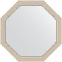 Зеркало Evoform Octagon 59х59 BY 3872 в багетной раме - Травленое серебро 52 мм