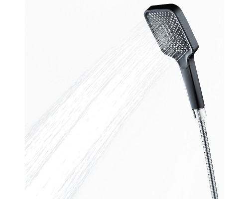 Душевой гарнитур Orange O-Shower Черный матовый