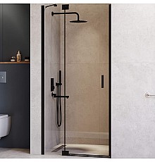 Душевая дверь RGW Hotel HO-014-B 110 350601411-14 профиль Черный стекло прозрачное