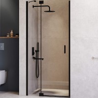 Душевая дверь RGW Hotel HO-014-B 140 профиль Черный стекло прозрачное