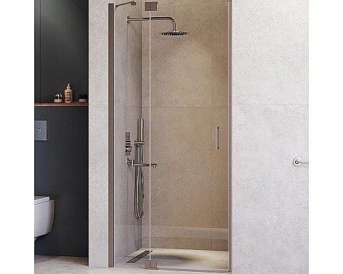 Душевая дверь RGW Hotel HO-014-Gg 140 350601414-110 профиль Серый стекло прозрачное