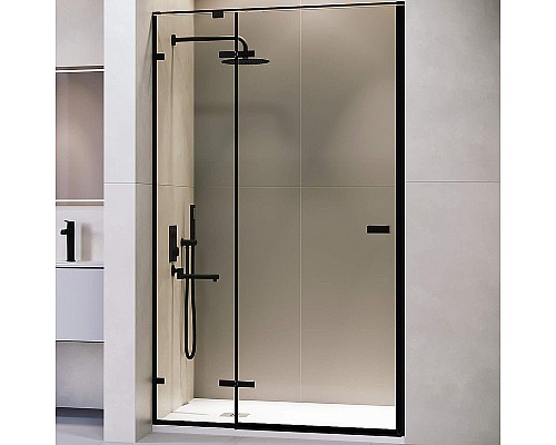 Душевая дверь RGW Stilvoll SV-004-B 130 353200413-14 профиль Черный стекло прозрачное