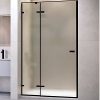 Душевая дверь RGW Stilvoll SV-004-B 130 профиль Черный стекло матовое